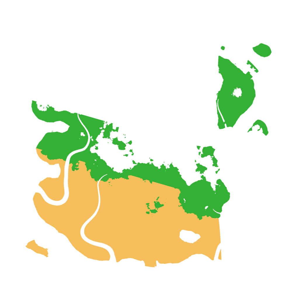 Biome Rust Map: Procedural Map, Size: 3000, Seed: 1299942901