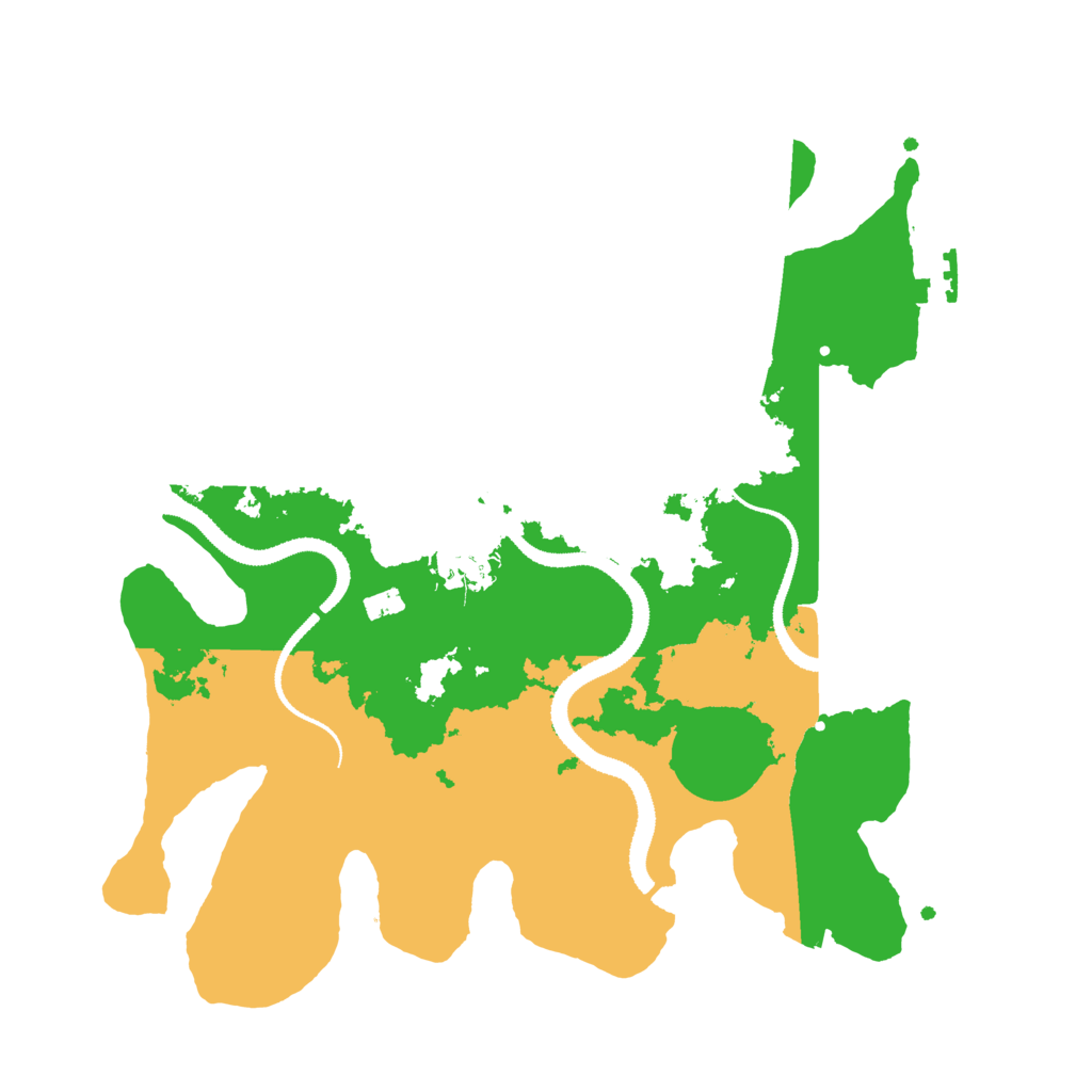 Biome Rust Map: Procedural Map, Size: 3100, Seed: 4212