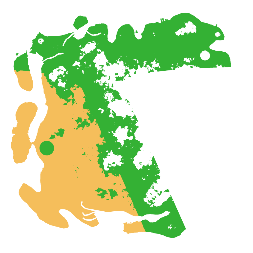 Biome Rust Map: Procedural Map, Size: 4600, Seed: 6735757