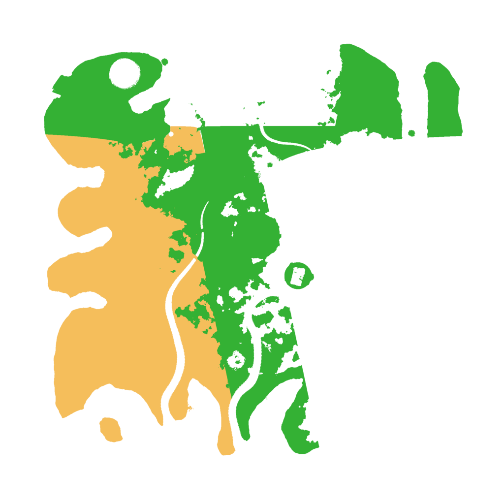 Biome Rust Map: Procedural Map, Size: 3000, Seed: 86753091