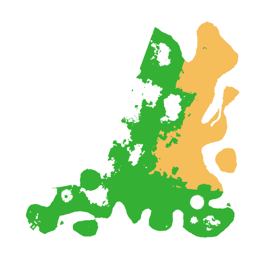 Biome Rust Map: Procedural Map, Size: 3300, Seed: 278968998