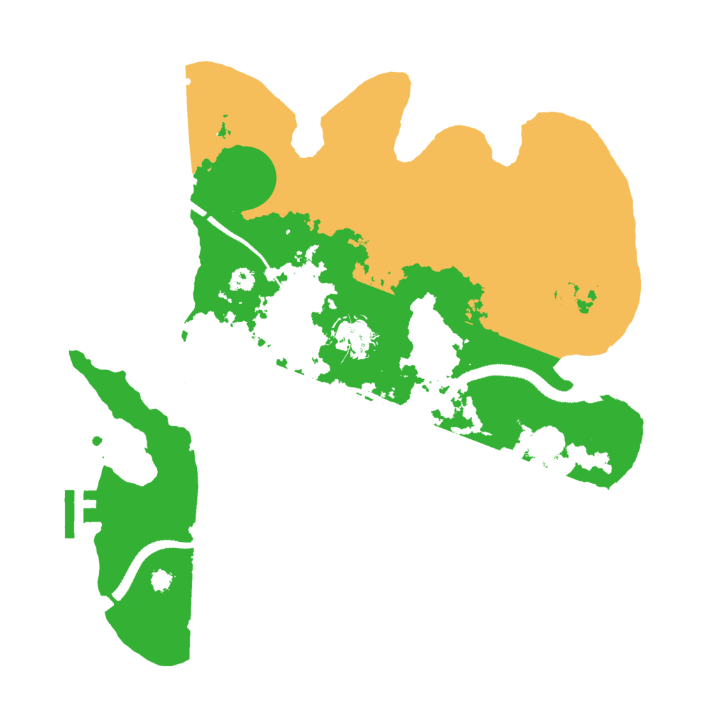 Biome Rust Map: Procedural Map, Size: 3000, Seed: 1721224343