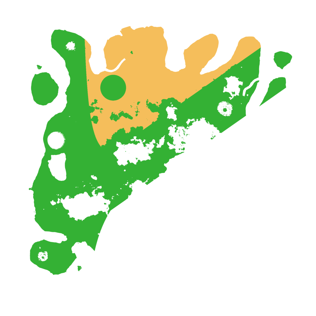 Biome Rust Map: Procedural Map, Size: 3250, Seed: 645645