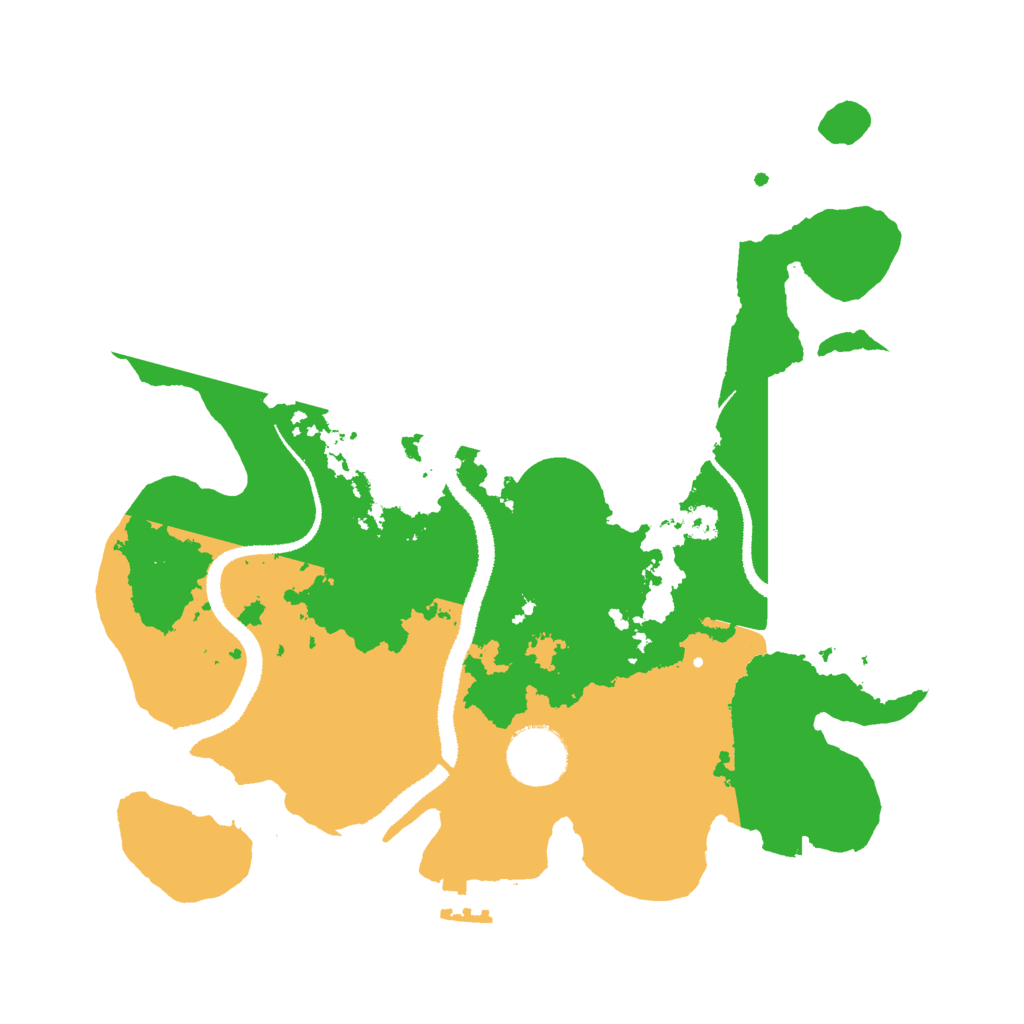 Biome Rust Map: Procedural Map, Size: 3000, Seed: 989751441