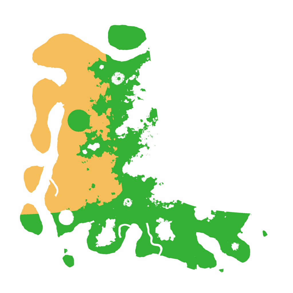 Biome Rust Map: Procedural Map, Size: 3500, Seed: 95139024