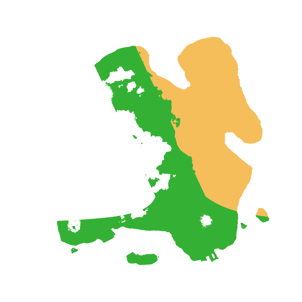 Biome Rust Map: Procedural Map, Size: 2400, Seed: 853601937