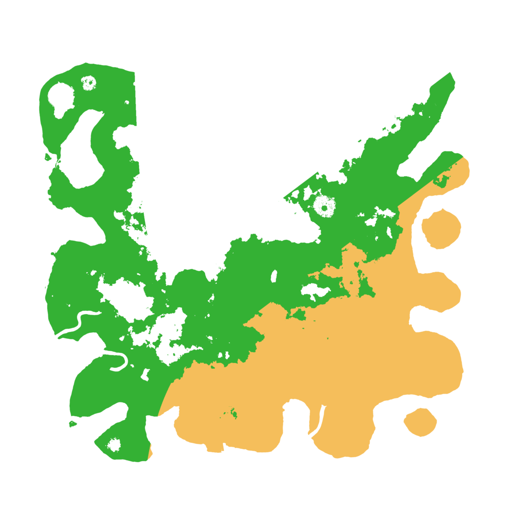 Biome Rust Map: Procedural Map, Size: 3500, Seed: 32383473