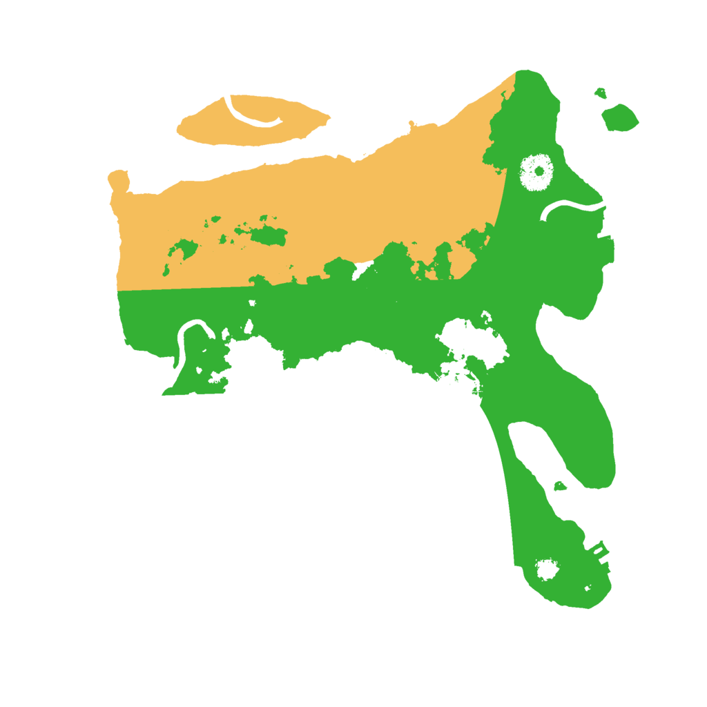 Biome Rust Map: Procedural Map, Size: 3000, Seed: 1214178286