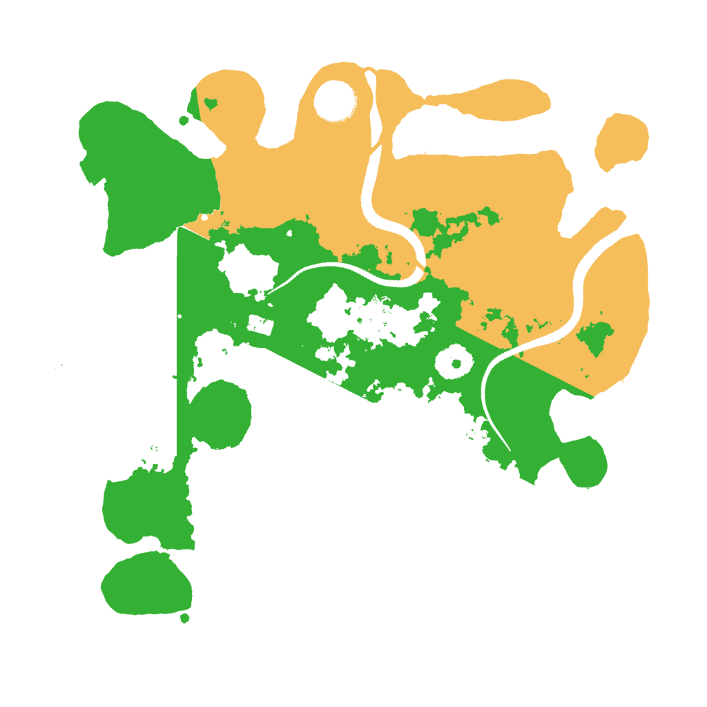 Biome Rust Map: Procedural Map, Size: 3000, Seed: 32291