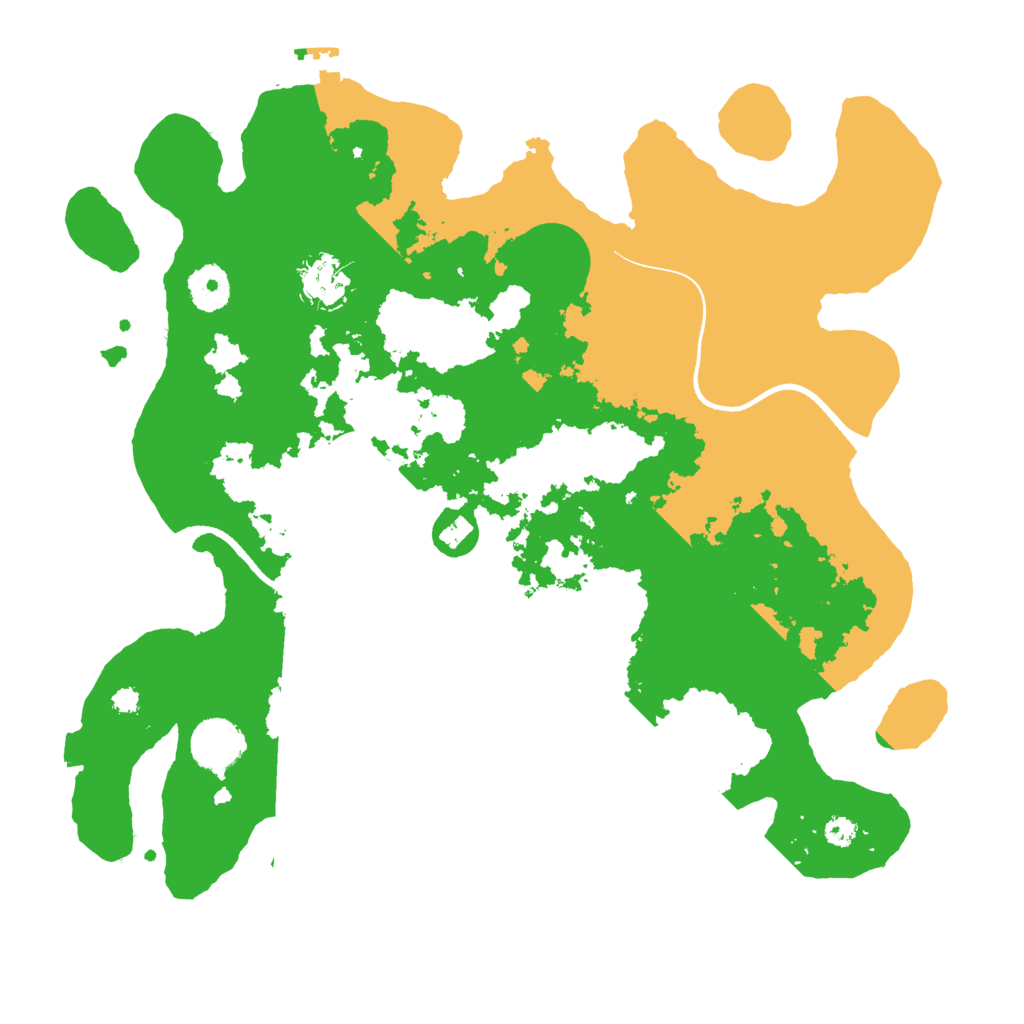 Biome Rust Map: Procedural Map, Size: 3500, Seed: 403733031