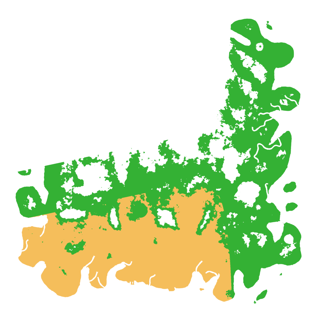 Biome Rust Map: Procedural Map, Size: 6000, Seed: 19051987