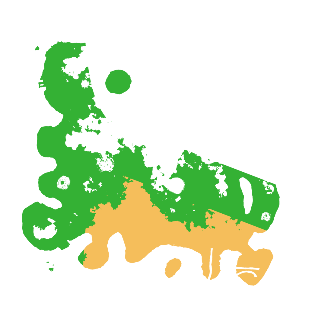 Biome Rust Map: Procedural Map, Size: 3500, Seed: 558074871
