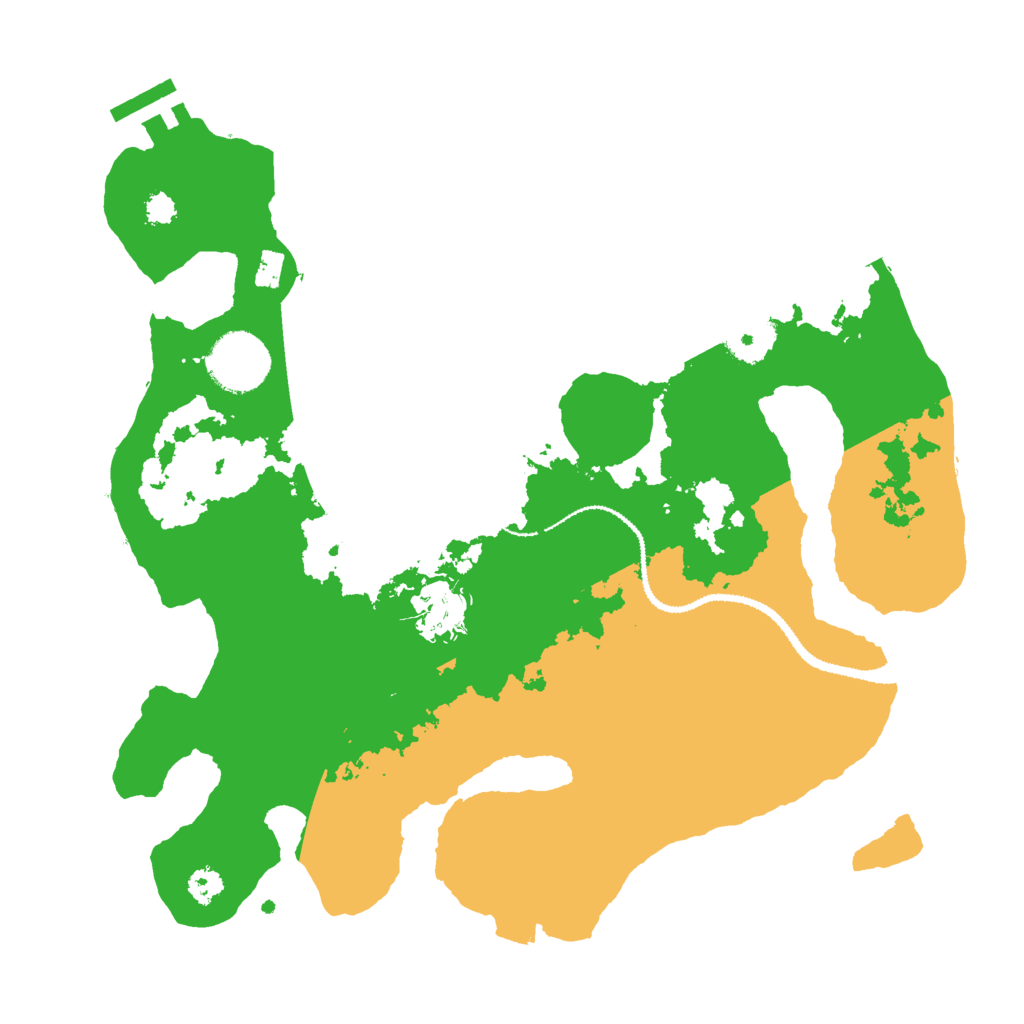 Biome Rust Map: Procedural Map, Size: 3000, Seed: 22081