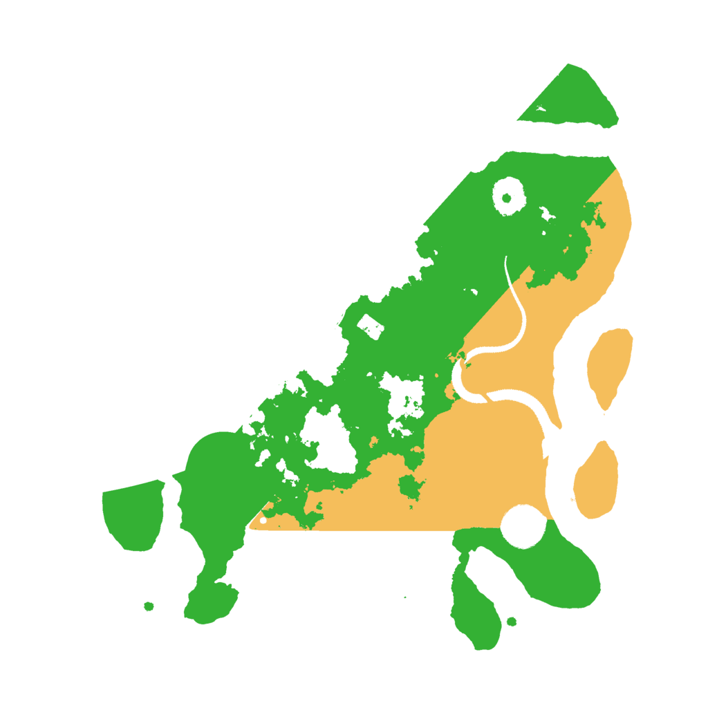 Biome Rust Map: Procedural Map, Size: 3000, Seed: 1623428