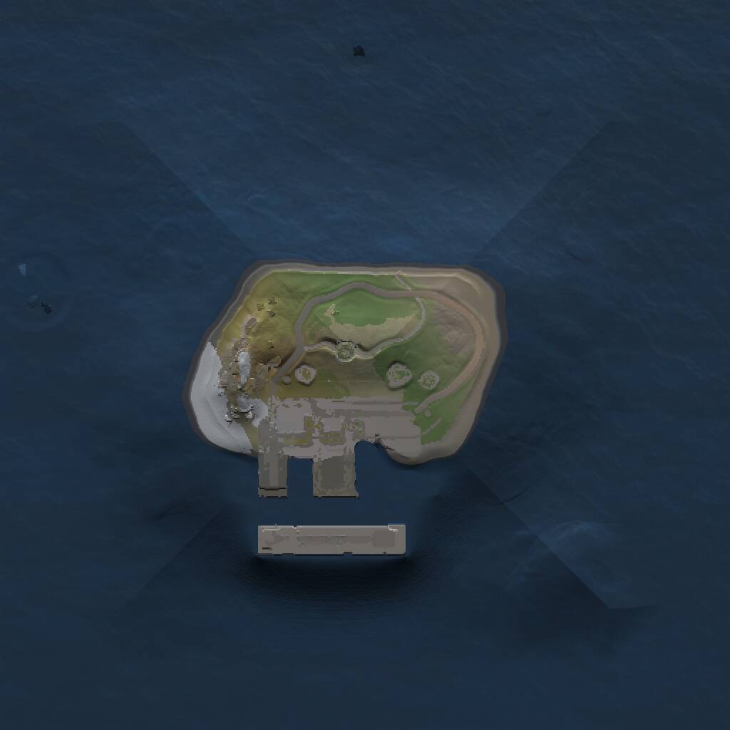 Rust Map: Procedural Map, Size: 1000, Seed: 813216409, 2 Monuments