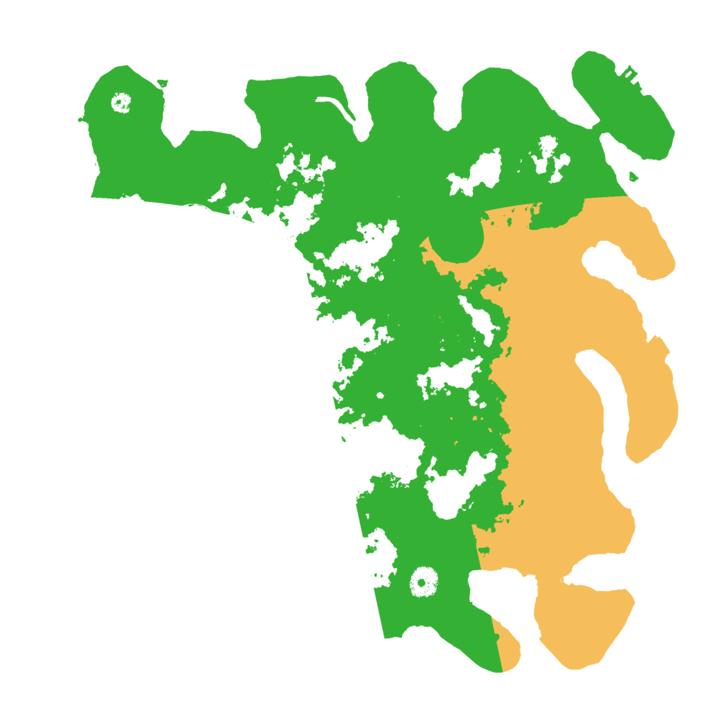Biome Rust Map: Procedural Map, Size: 3700, Seed: 1699446358