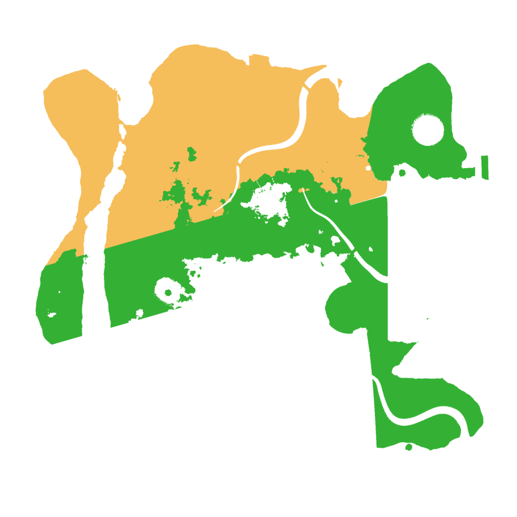 Biome Rust Map: Procedural Map, Size: 3000, Seed: 17332