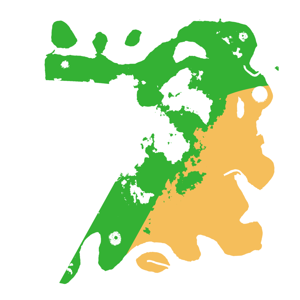 Biome Rust Map: Procedural Map, Size: 3500, Seed: 574038556