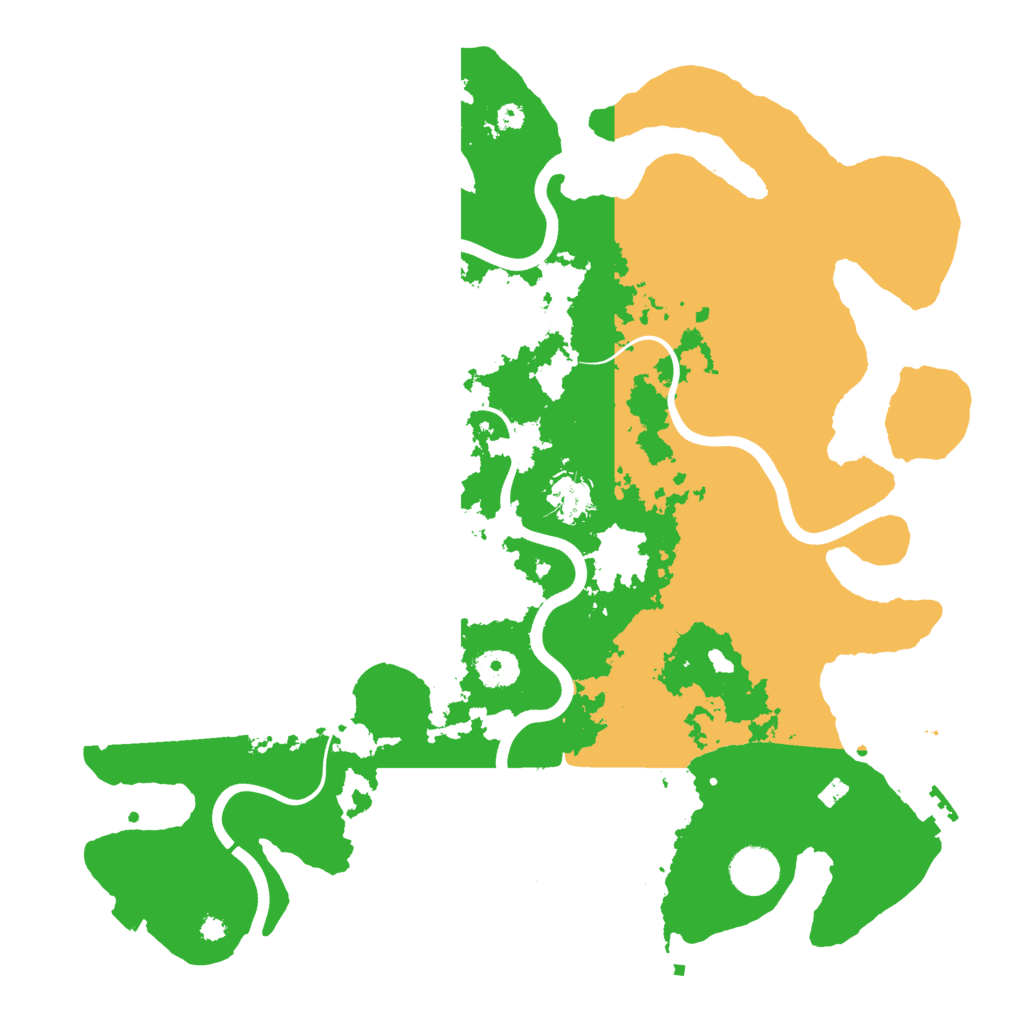 Biome Rust Map: Procedural Map, Size: 3800, Seed: 11717633