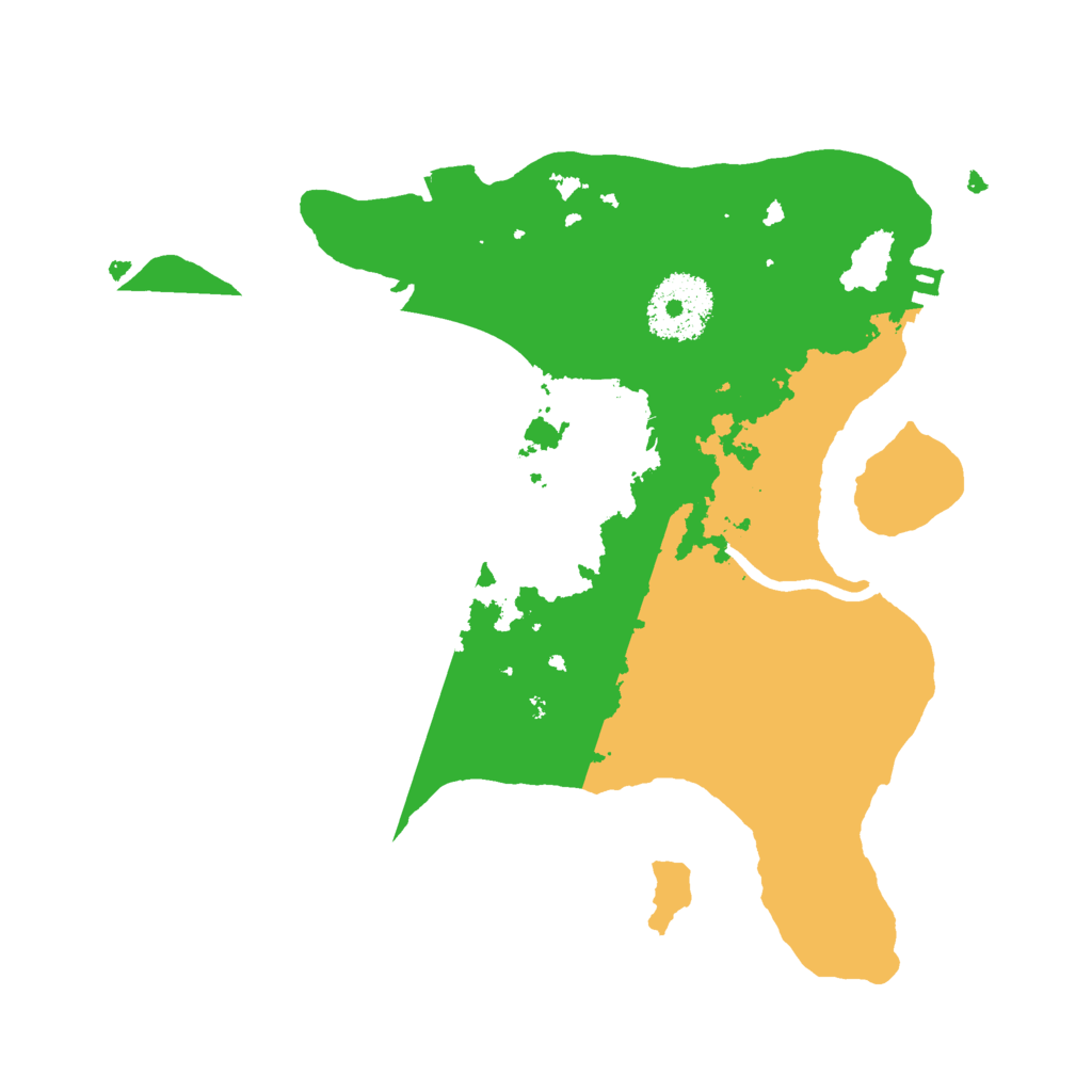 Biome Rust Map: Procedural Map, Size: 2500, Seed: 1448788457