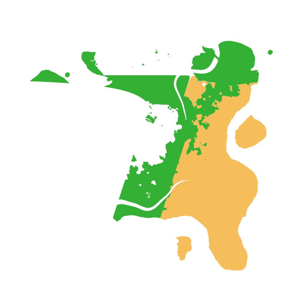 Biome Rust Map: Procedural Map, Size: 2500, Seed: 1448788457