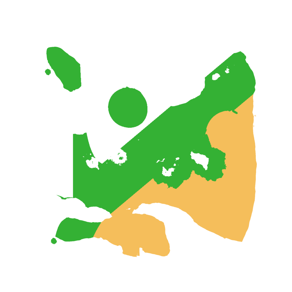 Biome Rust Map: Procedural Map, Size: 2000, Seed: 1388036876