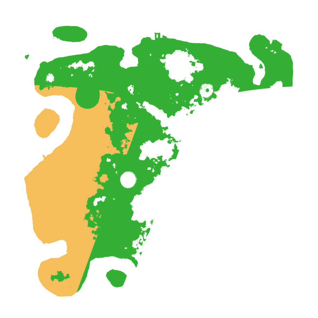 Biome Rust Map: Procedural Map, Size: 3500, Seed: 385692497