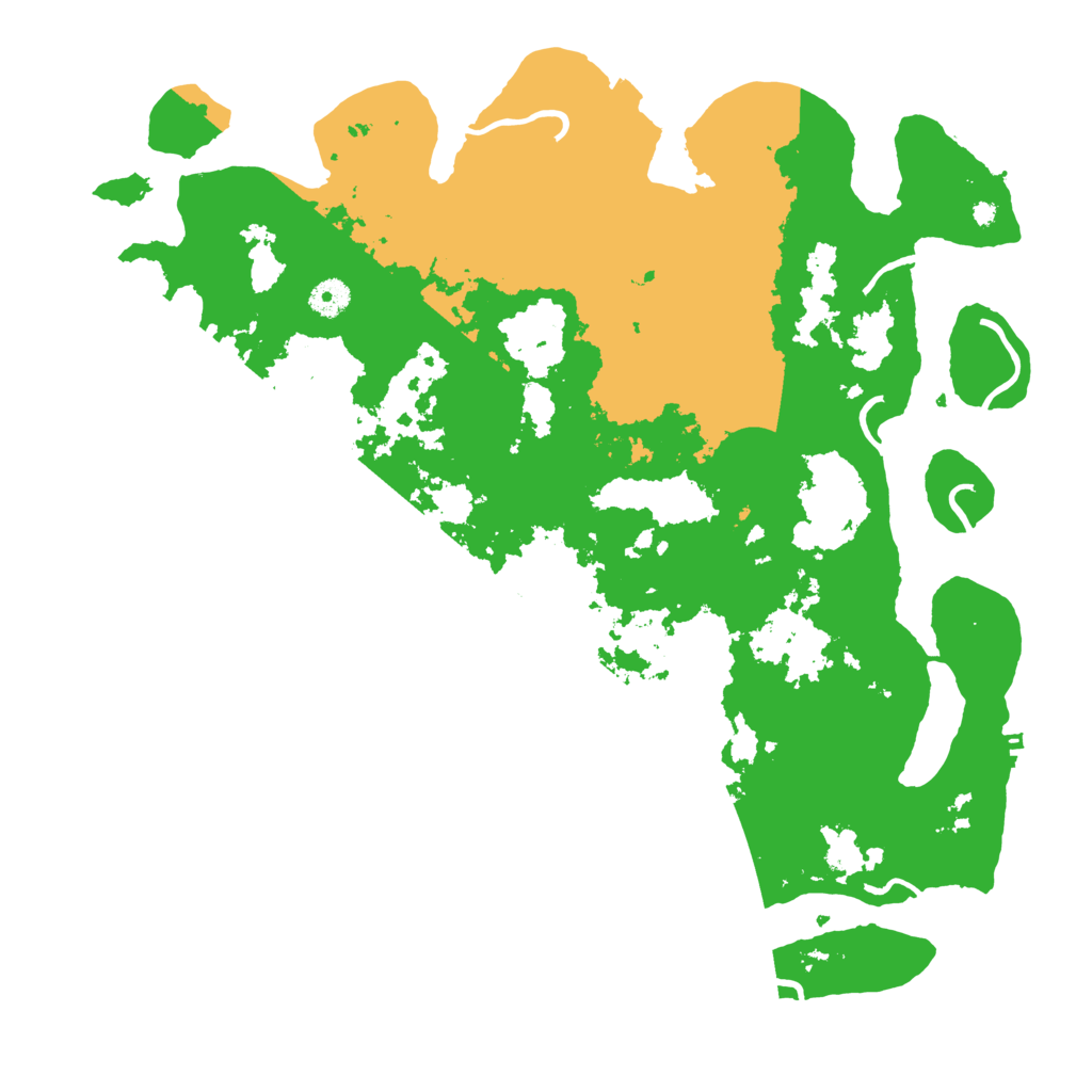 Biome Rust Map: Procedural Map, Size: 4250, Seed: 439022