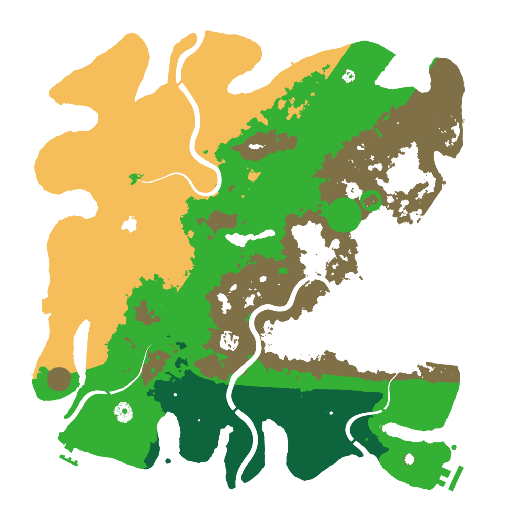 Biome Rust Map: Procedural Map, Size: 4000, Seed: 1686951929