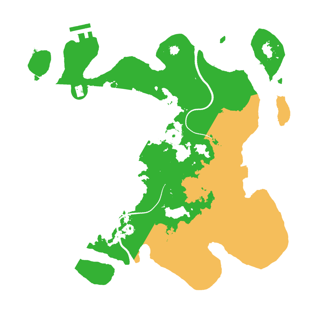 Biome Rust Map: Procedural Map, Size: 3000, Seed: 1294075794