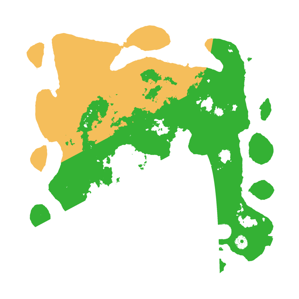Biome Rust Map: Procedural Map, Size: 3500, Seed: 937189167