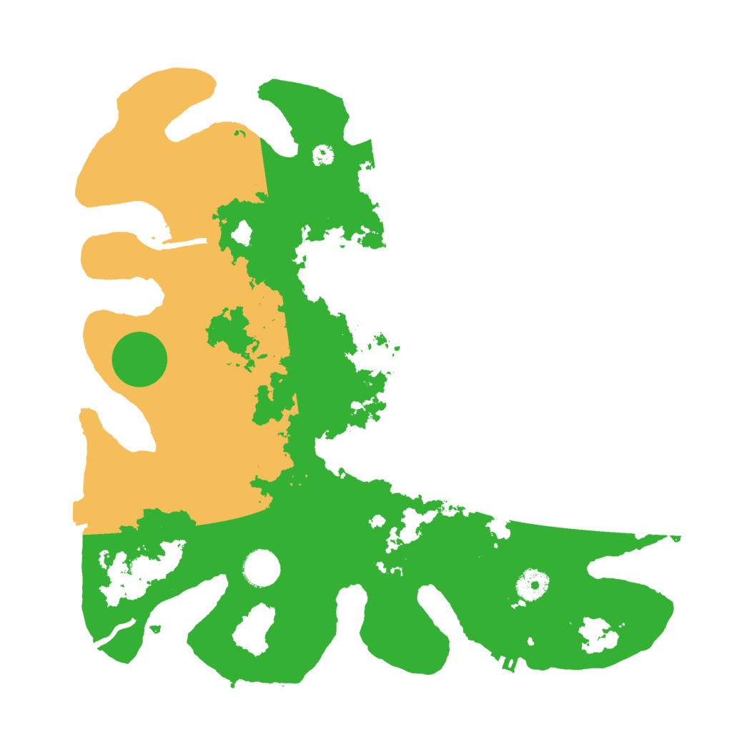 Biome Rust Map: Procedural Map, Size: 3500, Seed: 1139550210