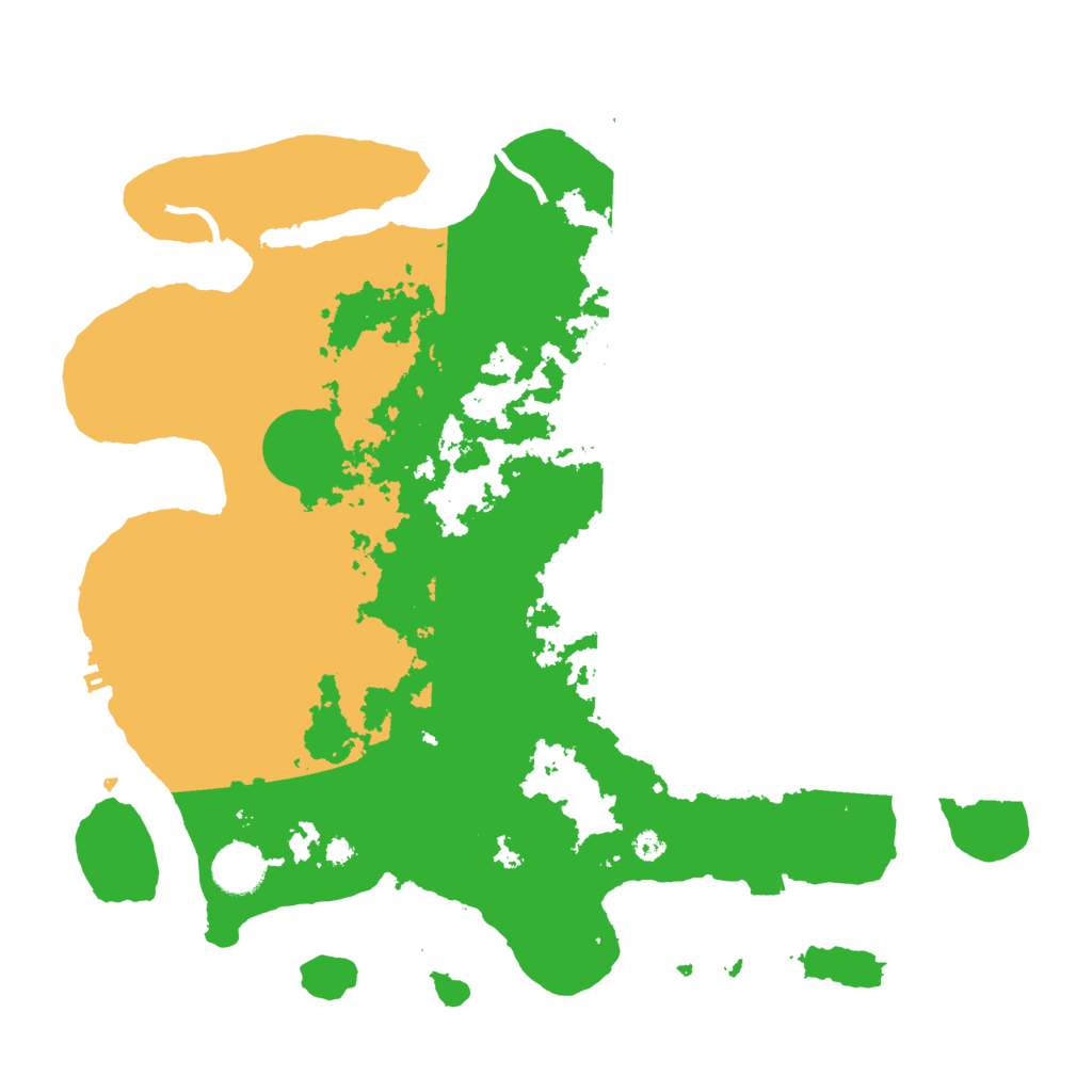 Biome Rust Map: Procedural Map, Size: 3700, Seed: 1005161804