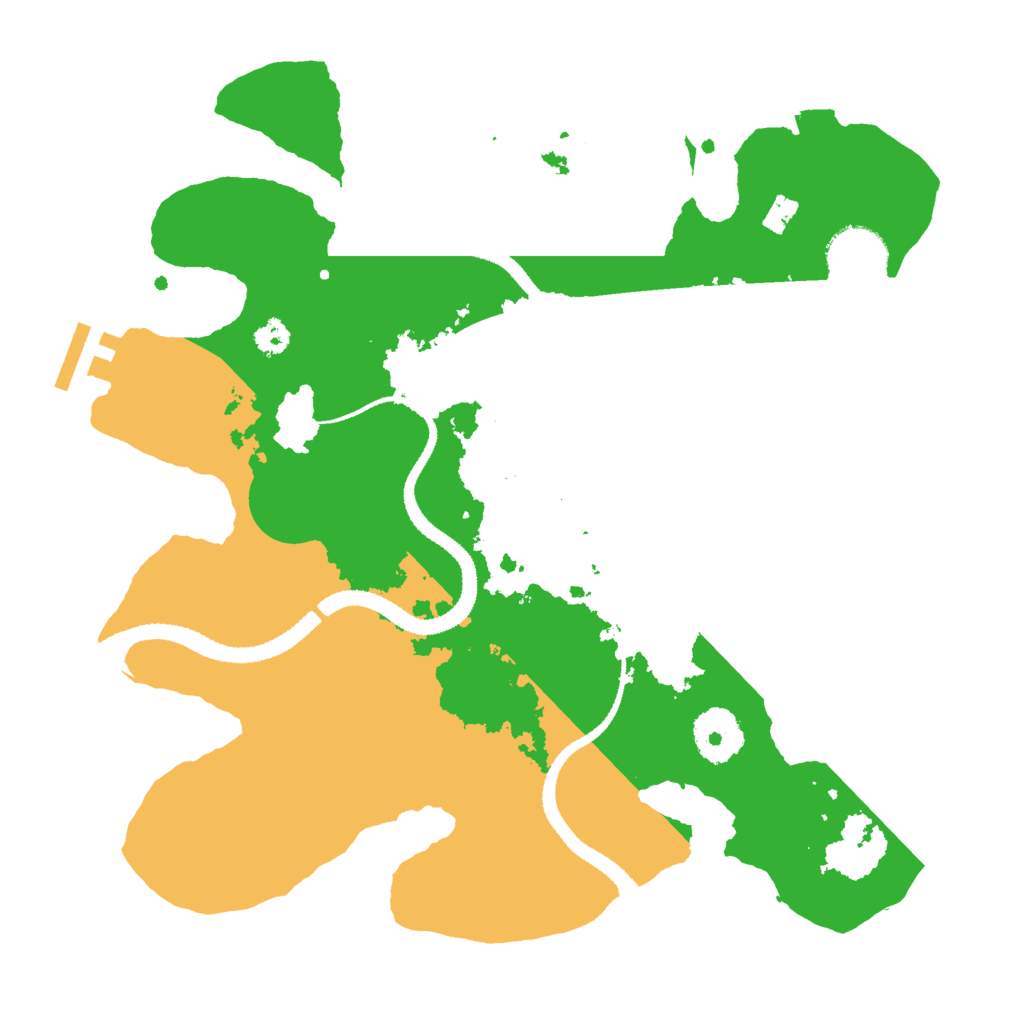 Biome Rust Map: Procedural Map, Size: 3000, Seed: 47794182