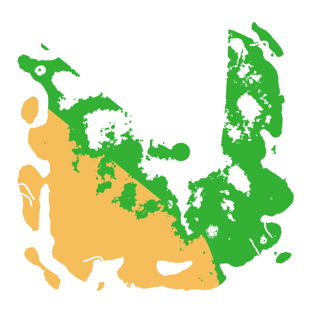 Biome Rust Map: Procedural Map, Size: 4500, Seed: 1549008356