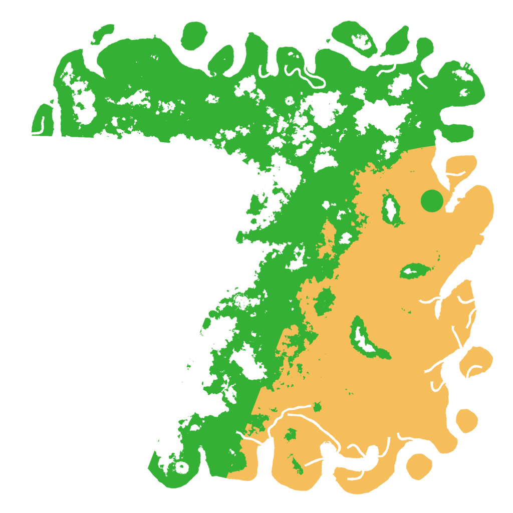 Biome Rust Map: Procedural Map, Size: 6000, Seed: 309