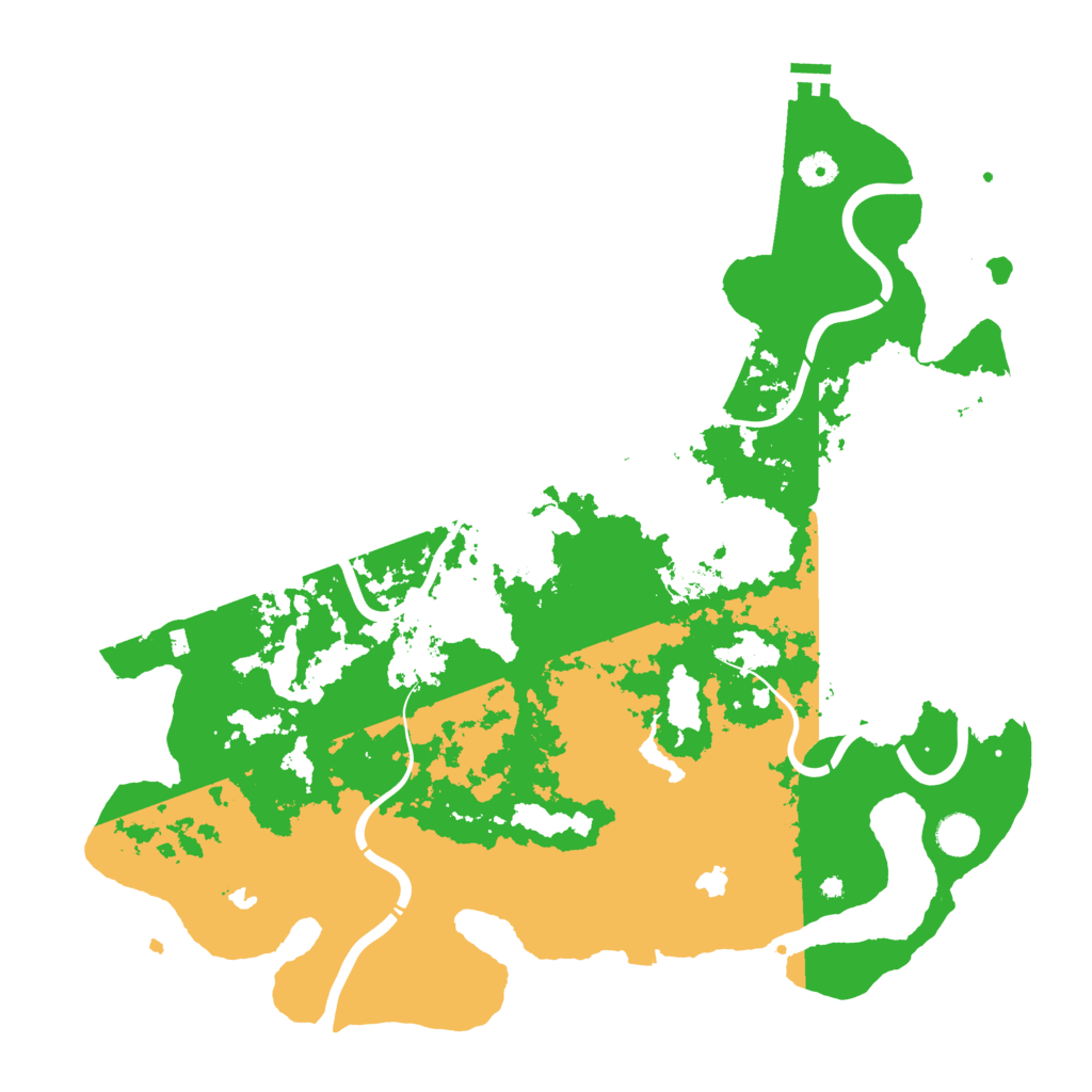 Biome Rust Map: Procedural Map, Size: 4500, Seed: 1399704867