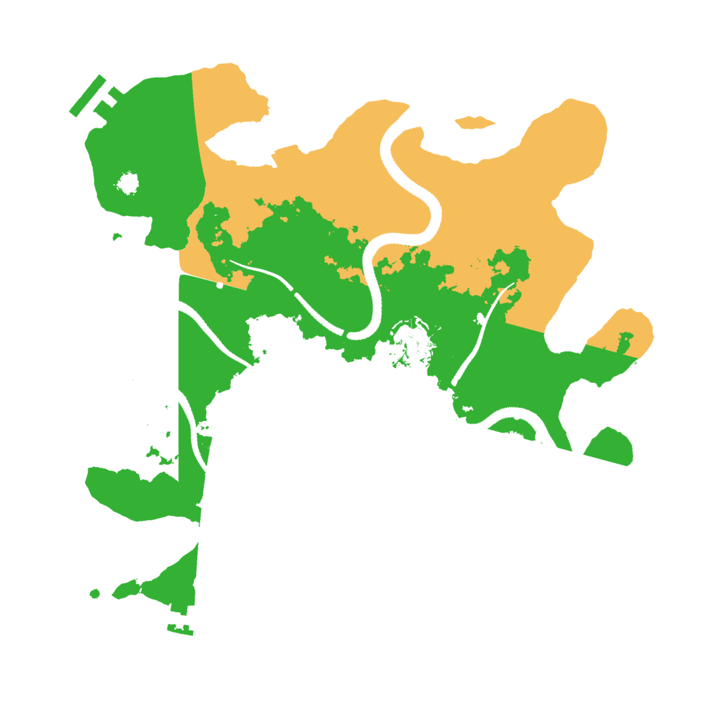 Biome Rust Map: Procedural Map, Size: 3000, Seed: 6201354