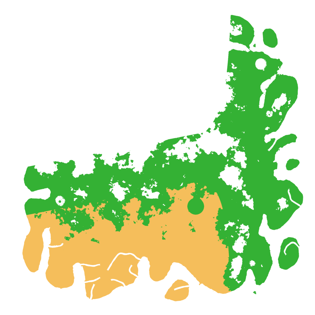 Biome Rust Map: Procedural Map, Size: 5000, Seed: 1007267422