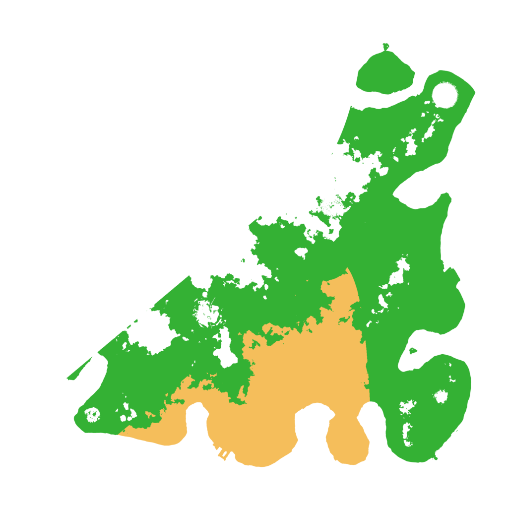 Biome Rust Map: Procedural Map, Size: 3500, Seed: 72168254