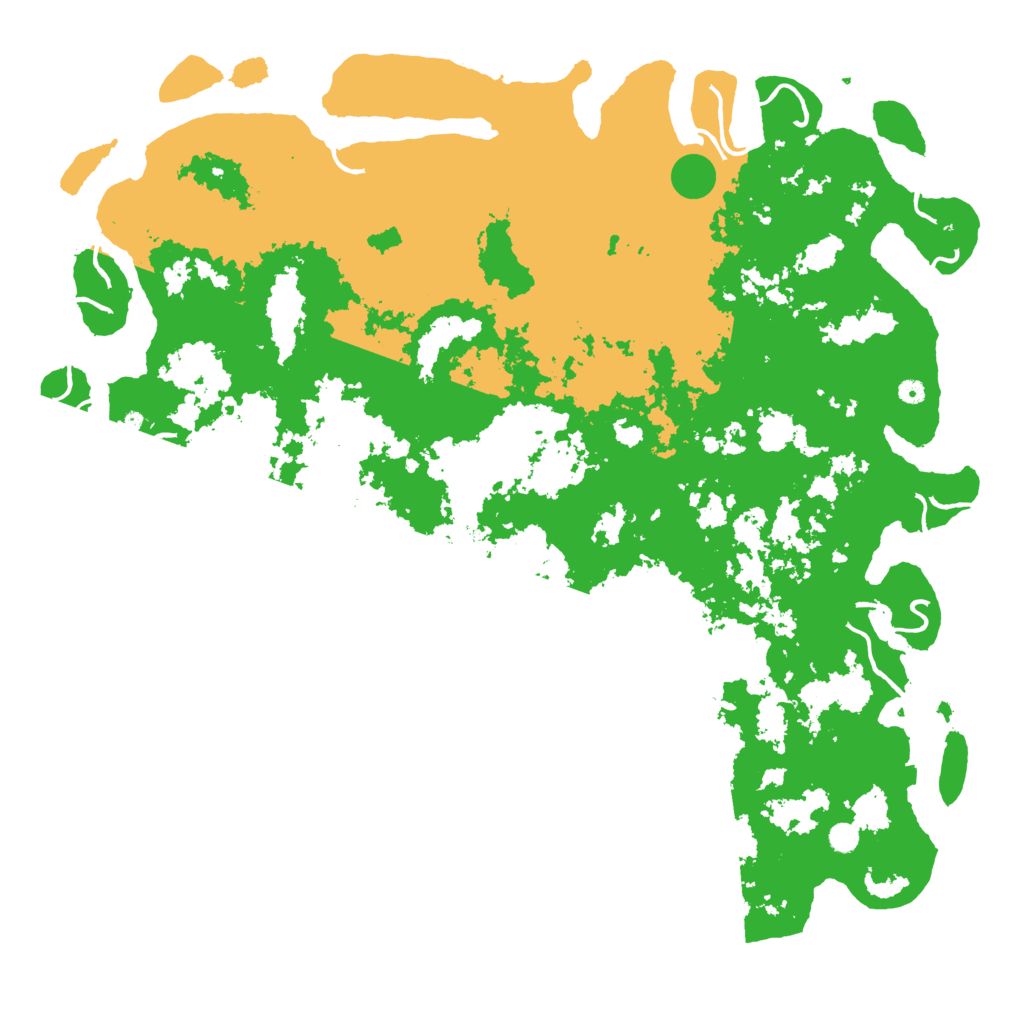 Biome Rust Map: Procedural Map, Size: 6000, Seed: 14382094