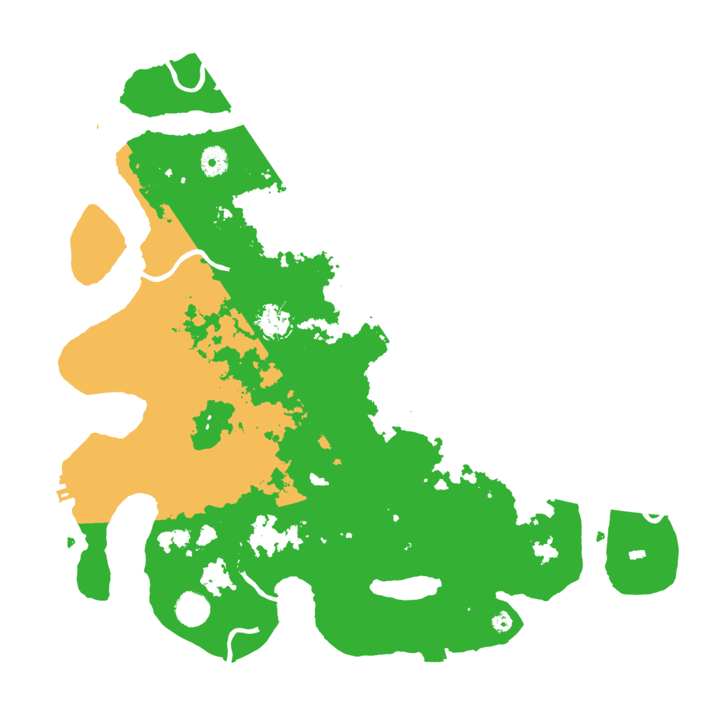 Biome Rust Map: Procedural Map, Size: 3700, Seed: 494416371