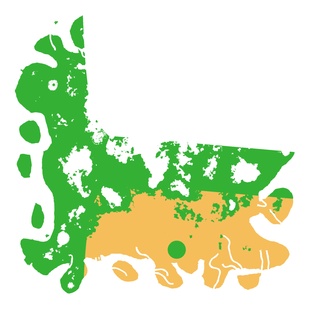 Biome Rust Map: Procedural Map, Size: 4550, Seed: 458806100