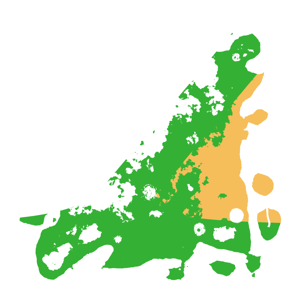 Biome Rust Map: Procedural Map, Size: 3800, Seed: 57452703