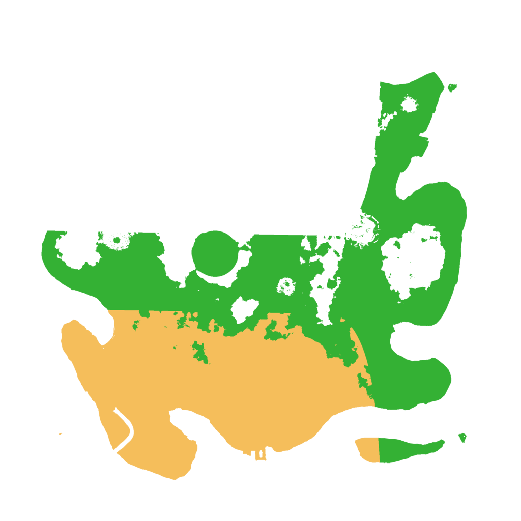 Biome Rust Map: Procedural Map, Size: 3000, Seed: 407811703