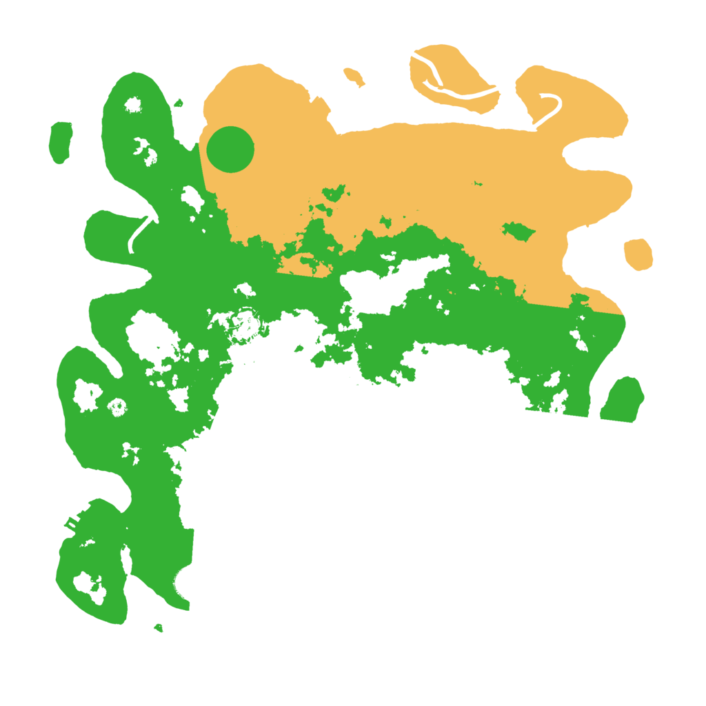 Biome Rust Map: Procedural Map, Size: 4000, Seed: 13878