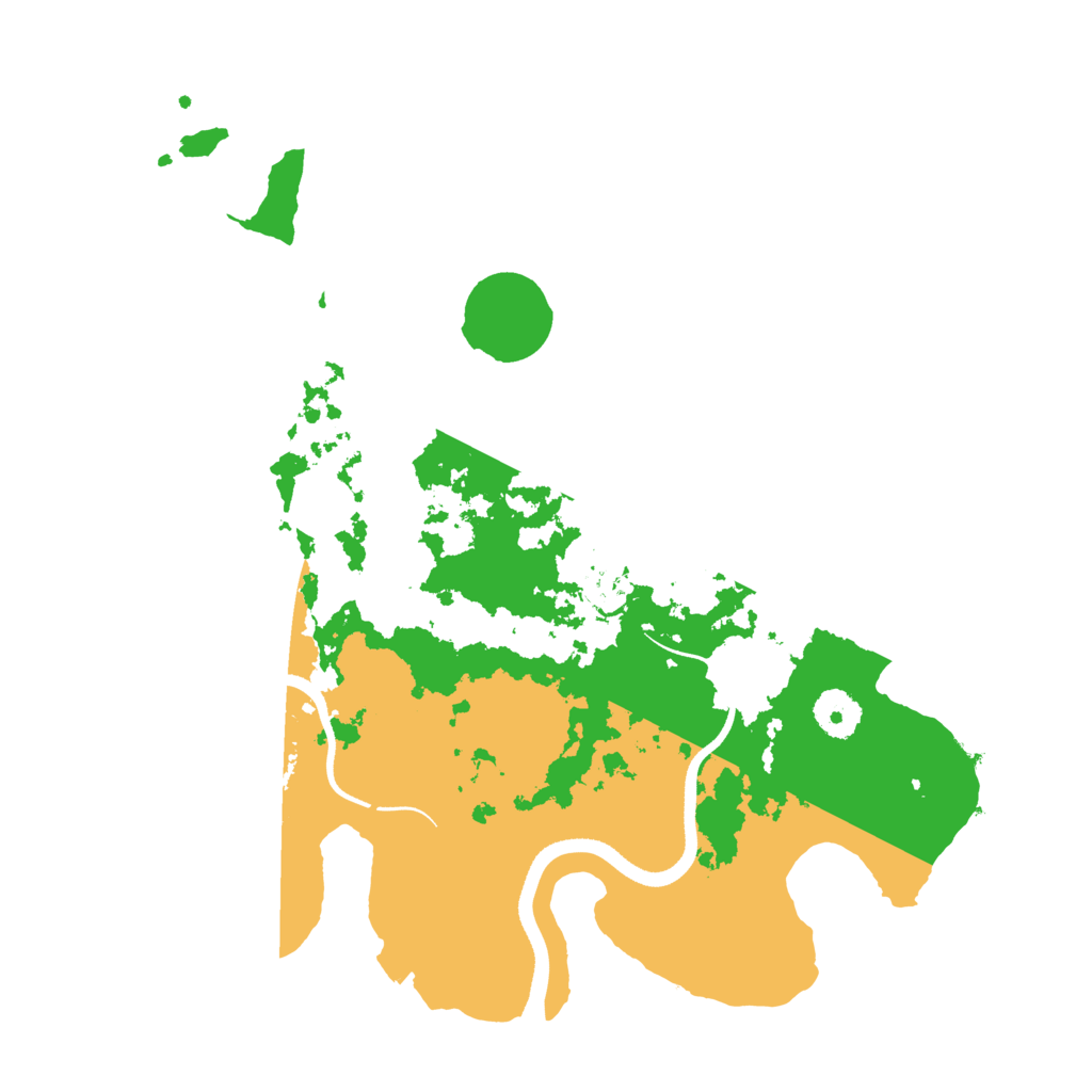Biome Rust Map: Procedural Map, Size: 3500, Seed: 1341177970