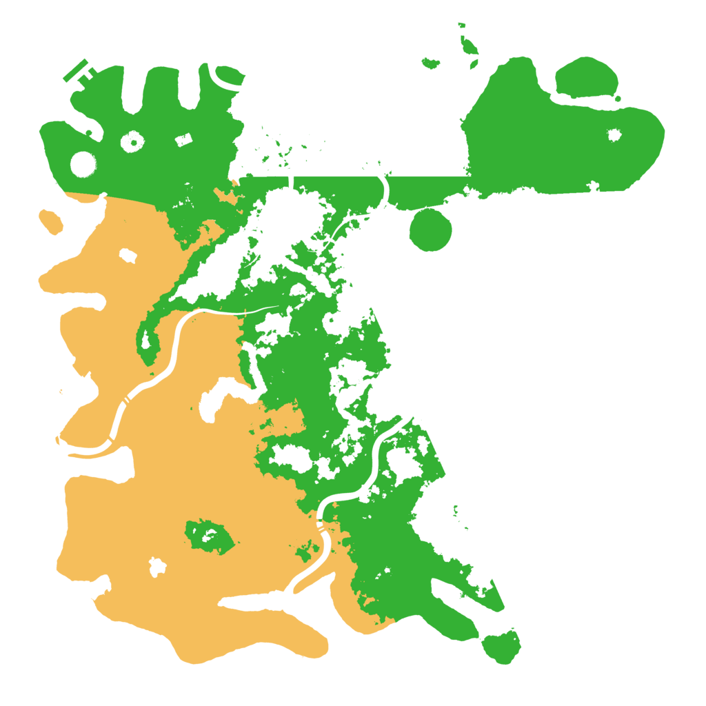 Biome Rust Map: Procedural Map, Size: 4800, Seed: 1739330086