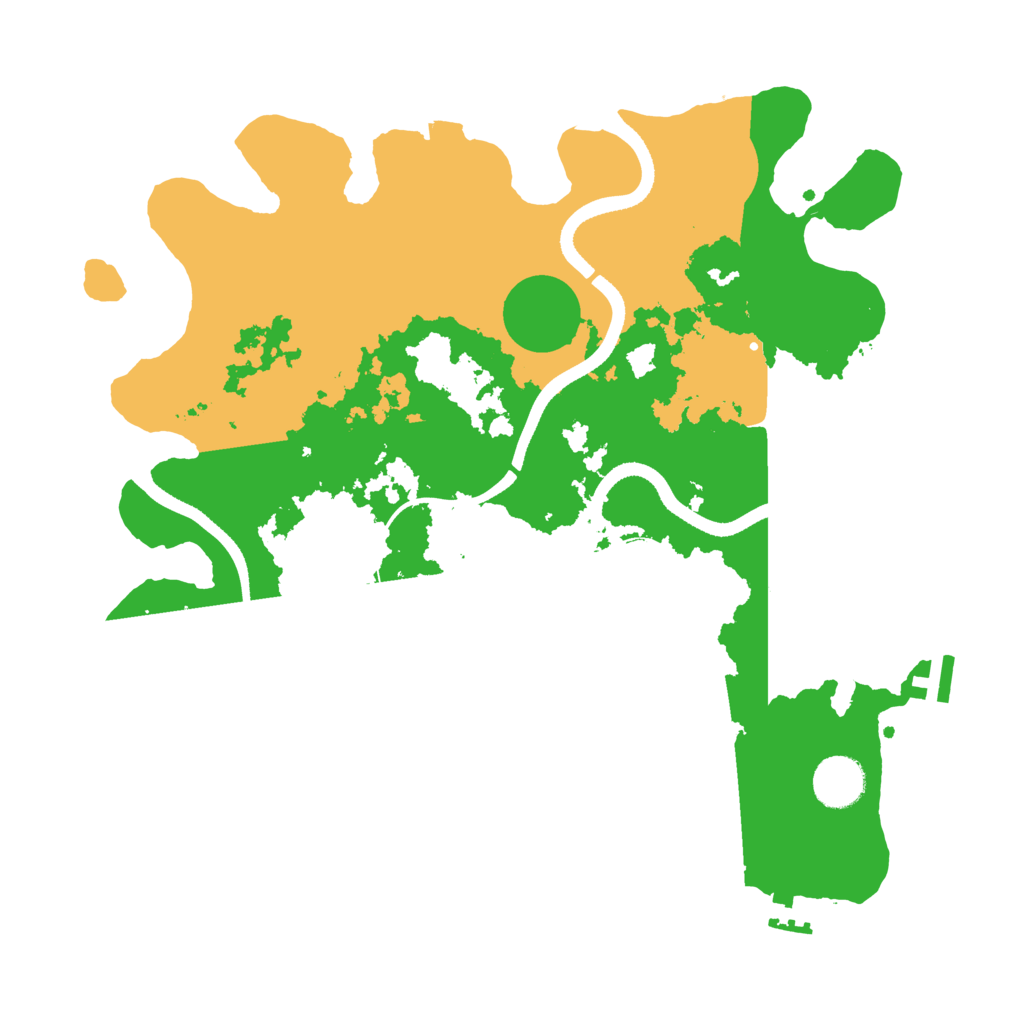 Biome Rust Map: Procedural Map, Size: 3500, Seed: 618151382