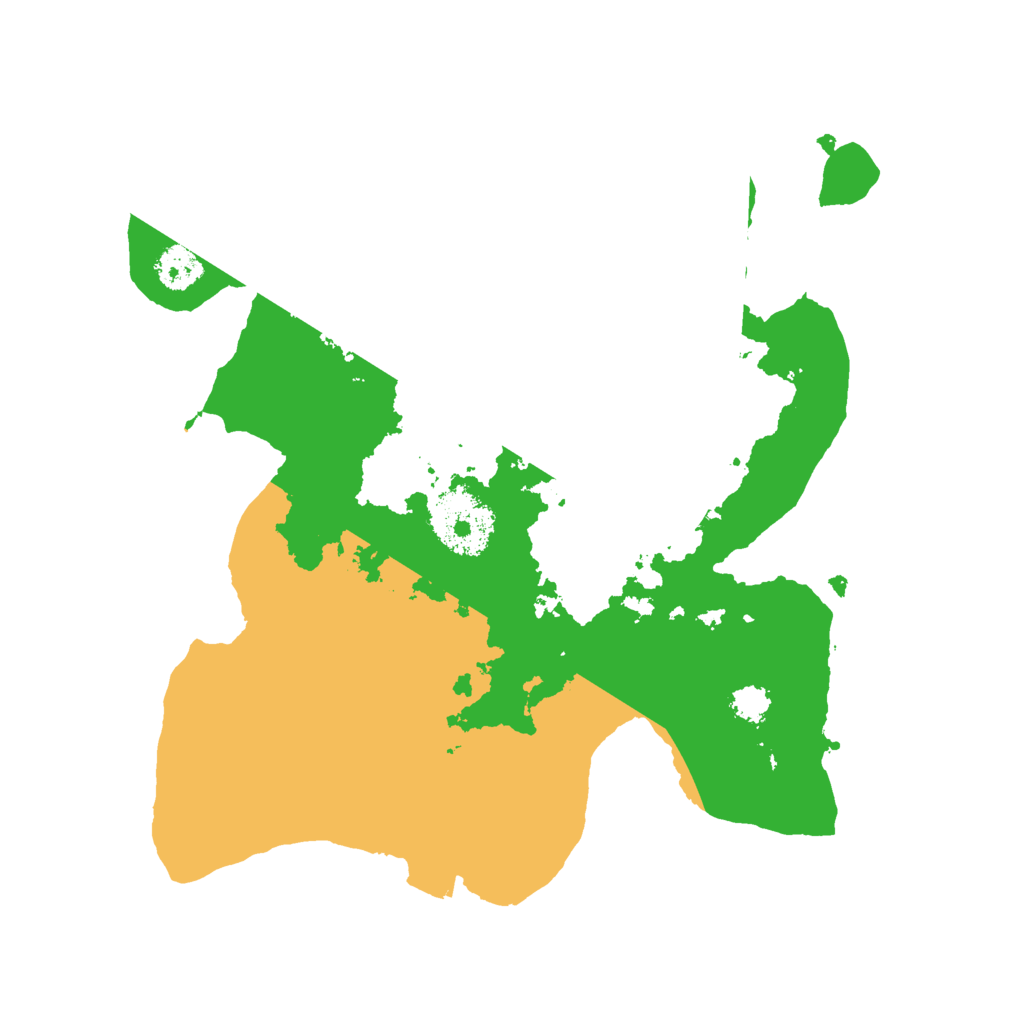 Biome Rust Map: Procedural Map, Size: 2500, Seed: 1807123003